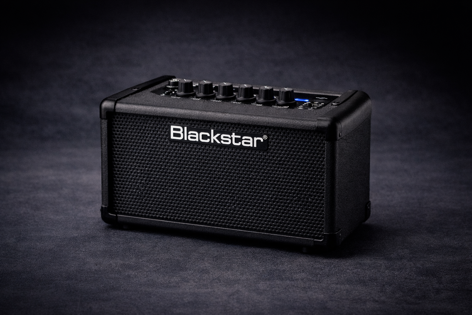 Blackstar ID Core 10 V4 practice amp on a dark background