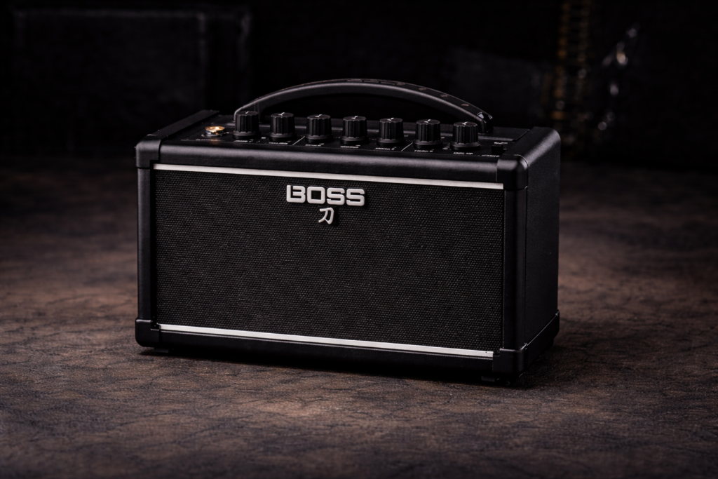 Boss Katana Mini Review – Tiny Practice Amp with Big Boss Tones